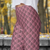 Modish Bord Roze Patroon Leggings