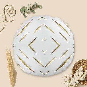 Modish Fabric Slits Rond Kussen
