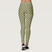 Modish Grey Cream Pattern Leggings (Achterkant)