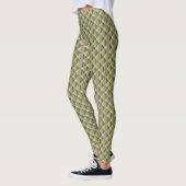 Modish Grey Cream Pattern Leggings (Links)