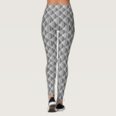 Modish Grey Pattern Leggings (Achterkant)