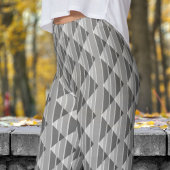 Modish Grey Pattern Leggings