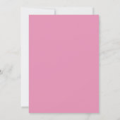 Modist pink white graduation kaart (Achterkant)