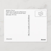 Modjeska Theater Briefkaart (Achterkant)