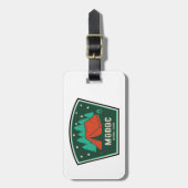 Modoc National Forest Camping Bagagelabel (Voorkant verticaal)