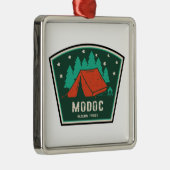 Modoc National Forest Camping Metalen Ornament (Rechts)