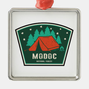 Modoc National Forest Camping Metalen Ornament