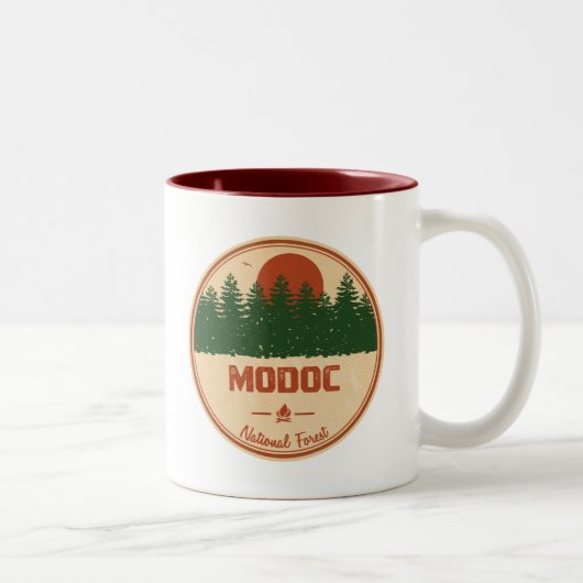 Modoc National Forest Tweekleurige Koffiemok (Rechts)