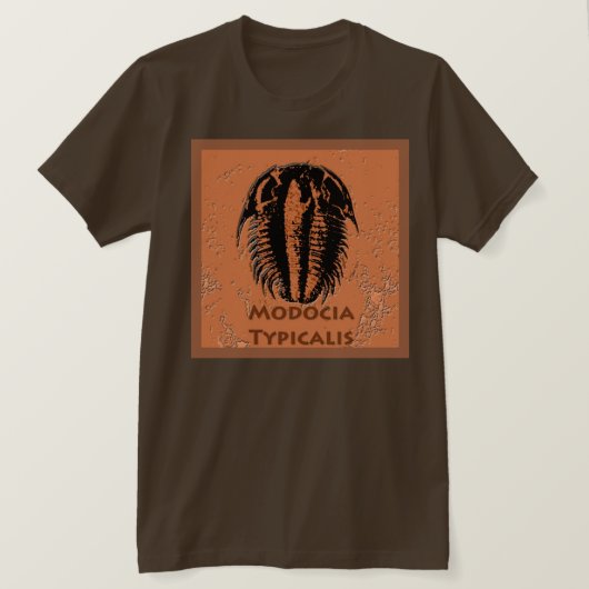 Modocia Typicalis Fossiele Trilobiet T-shirt (Design voorkant)