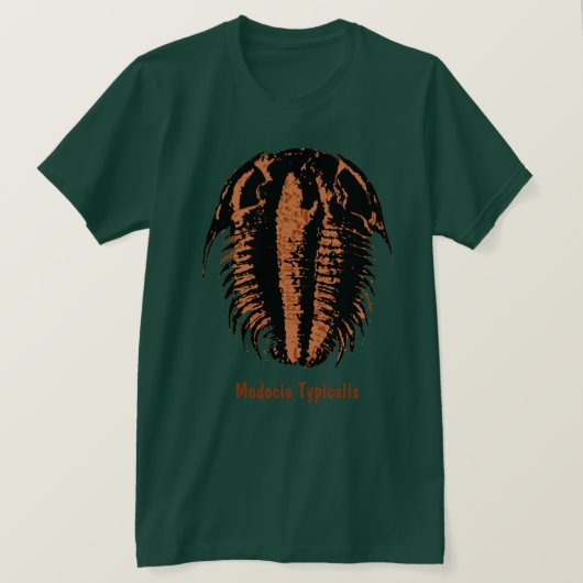 Modocia Typicalis fossieltrilobite T-shirt (Design voorkant)