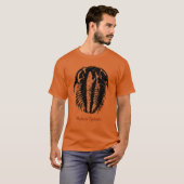 Modocia Typicalis Fossil Trilobite T-shirt (Voorkant volledig)