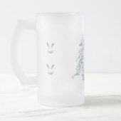 MODRN ART WHITE SILVER MINDER IS MEER MATGLAS BIERPUL (Links)