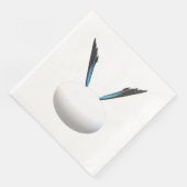 MODRN BIJ WITTE SILVER MINDER IS MEER SERVET (Hoek)