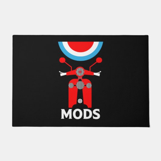 Mods - Mods en Rockers - Britse muziek Deurmat (Voorkant)