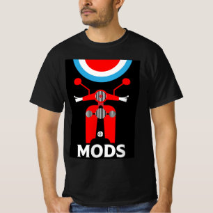 Mods - Mods en Rockers - Britse muziek T-shirt