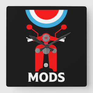Mods - Mods en Rockers - Britse muziek Vierkante Klok