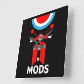 Mods - Mods en Rockers - Britse muziek Vierkante Klok (Hoek)