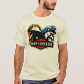 Mods vs Rockers T-Shirt (Voorkant)