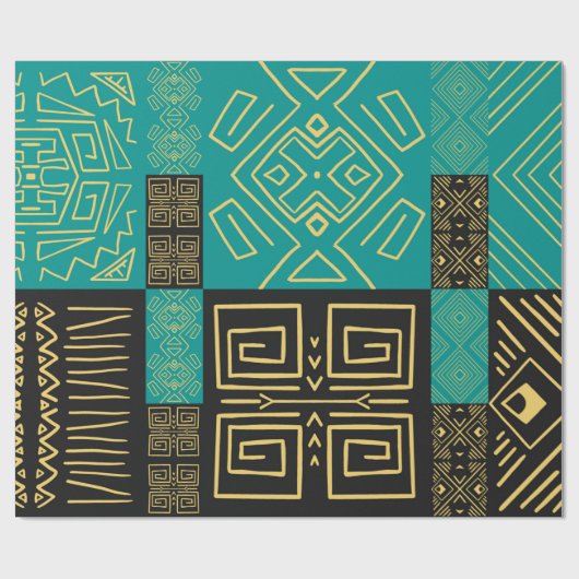 modulair Afrikaans Cadeaupapier (Vlak)