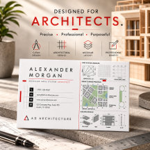 Modulair Rastersysteem Architect Visitekaart