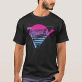 Modulair synthesizer Analoge Vaporwave T-shirt (Voorkant)