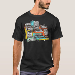 Modulair Synthesizer esthetisch ventilatorontwerp T-shirt