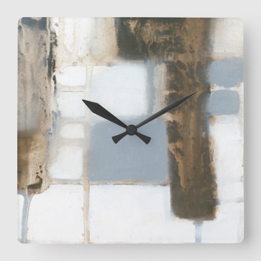 Modulaire indeling II Vierkante Klok (Voorkant)