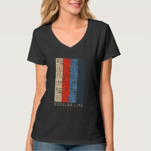 Modulaire kaart voor elektronische muziekinstrumen t-shirt