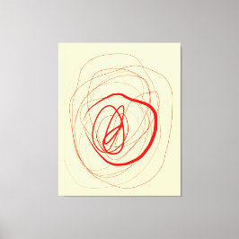 Modulaire lijn Stretched Canvas Afdrukken