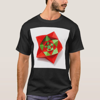 modulaire origami ster t-shirt