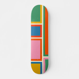 Modulaire retromoderne kleurrijke geometrische Abs Persoonlijk Skateboard