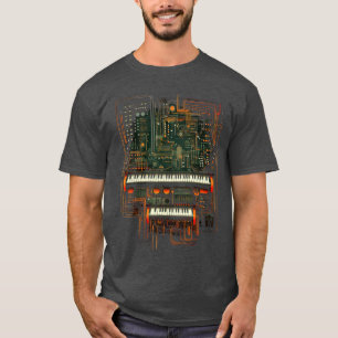 Modulaire Synthesizer Elektronische Muziek met Toe T-shirt