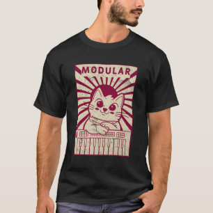 modulaire synthesizer Japan CAT analoge synth T-shirt