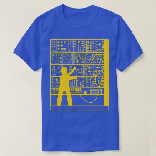 Modulaire synthesizer Lover 2 T-shirt (Design voorkant)