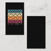 Modulaire synthesizer Synth  analoge golfvorm Visitekaartje (Voorkant / Achterkant)