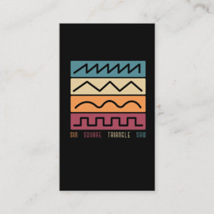 Modulaire synthesizer Synth analoge golfvorm Visitekaartje