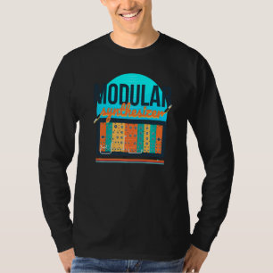 Modulaire Synthesizer Synthwave 80s Synthesiz T-shirt