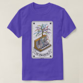 Modulaire synthesizer Tarot Kaart 1 T-shirt (Design voorkant)