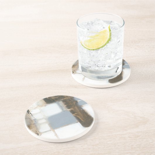 Modular Layout II Zandsteen Onderzetter (Zijkant)