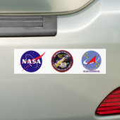 Modules van de Zarya-Eenheid van het ISS Bumpersticker (Op auto)