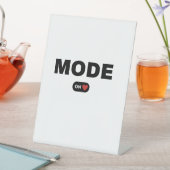 Modus aan reclamebord met voetstuk (Insitu)