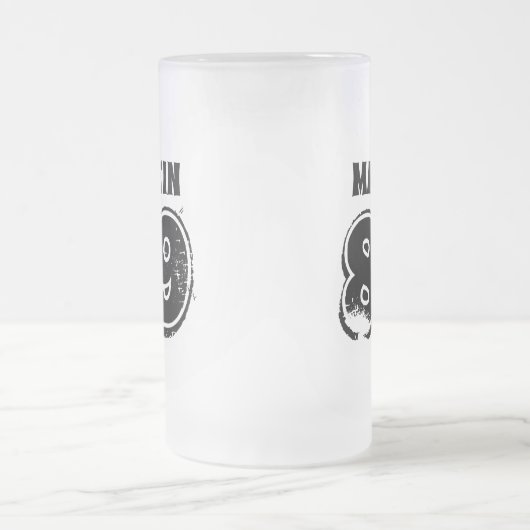 Modus Birthday Beer Mok Made in 89 Moderne Typogra (Center)