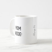 MODUS MAM: Altijd aan | Aangepaste foto Moederdag Koffiemok (Voorkant links)