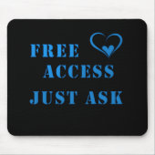 Modus met vrije toegang muismat (Voorkant)