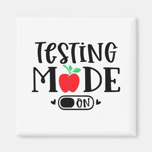 modus op de laatste dag van de schooltestdag leraa magneet (Voorkant)