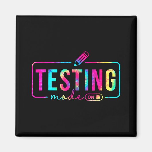 modus op de laatste dag van de schooltestdag leraa magneet (Voorkant)