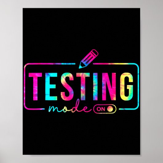 modus op de laatste dag van de schooltestdag leraa poster (Voorkant)