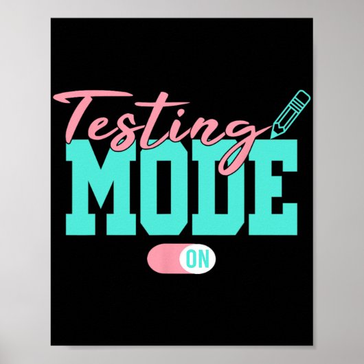 modus op de laatste dag van de schooltestdag leraa poster (Voorkant)