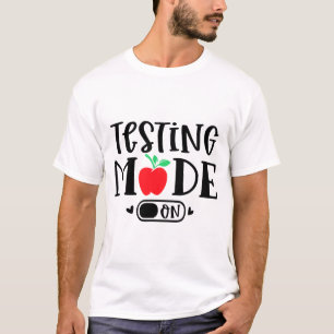 modus op de laatste dag van de schooltestdag leraa t-shirt
