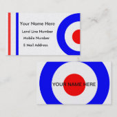 Modus scooter - persoonlijke contactkaart contactkaartje (Voorkant / Achterkant)